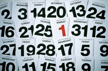 calendar business school survey optimal schedule
