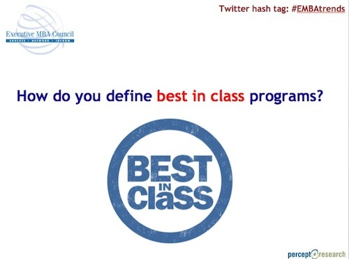 screenshot How do you define best in class programs