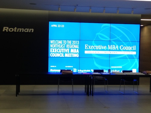 electronic Rotman Welcomes EMBAC 500