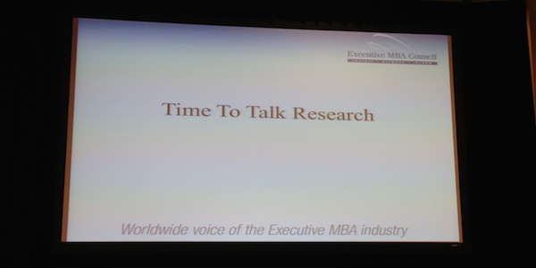 Time to Talk Research EMBAC conference 2013