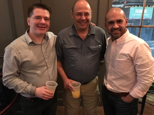 Brian Mahoney with Eugenio Longo and Jose Rivera (Polytechnic University of Puerto Rico)