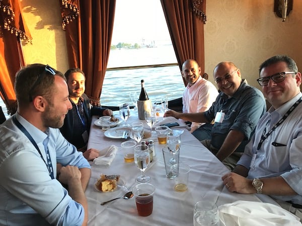 IACBE attendees enjoy camaraderie during riverboat dinner